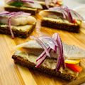 Канапе "Селедочка на ржаном хлебушке" купить в Могилеве