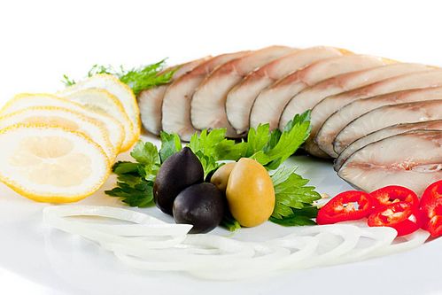 Нарезка скумбрия с овощами купить в Могилеве